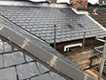 Replacement Tiles and Anthracite Flat Roof System